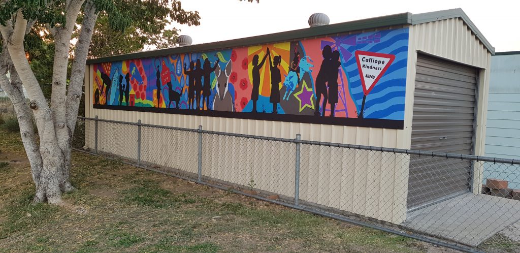 What does Kindness look like mural